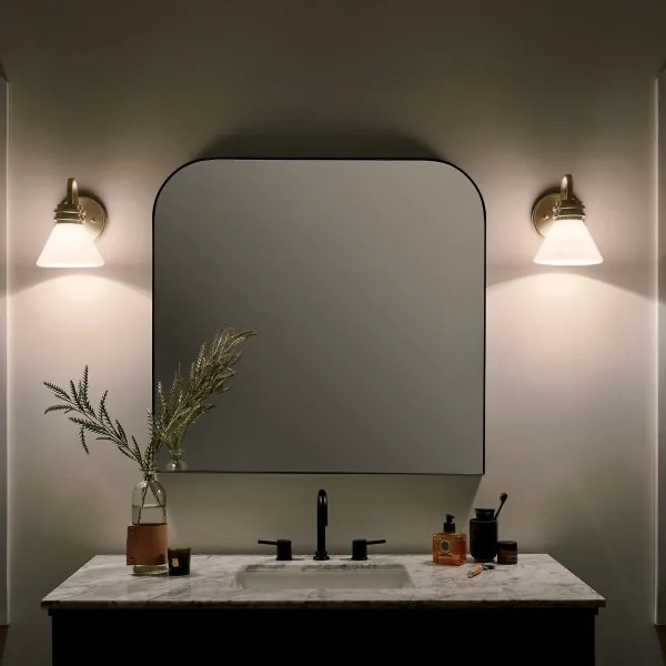 Kichler KL-FARUM1-CPZ - LED Lampada da bagno FARUM 1xG9/3W/230V ottone