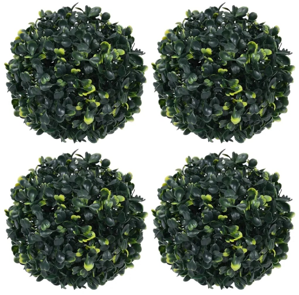Sfere Di Bosso Artificiale 4 Pz 12 Cm /