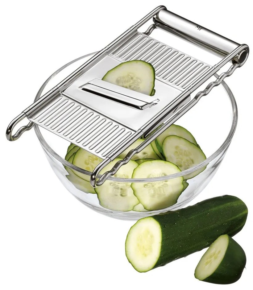 Grattugia in acciaio inox con 4 superfici intercambiabili Cromargan® Gourmet - WMF