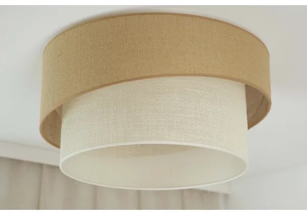 Brilagi - Plafoniera SHINE 1xE27/15W/230V diametro 50 cm beige/color crema