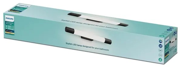Philips - Lampada per specchio da bagno ROVER LED/5W/230V IP44 nero