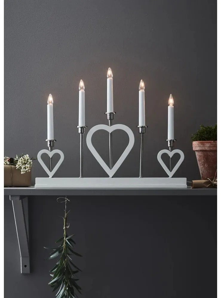 Decorazione luminosa natalizia bianca Melissa - Markslöjd