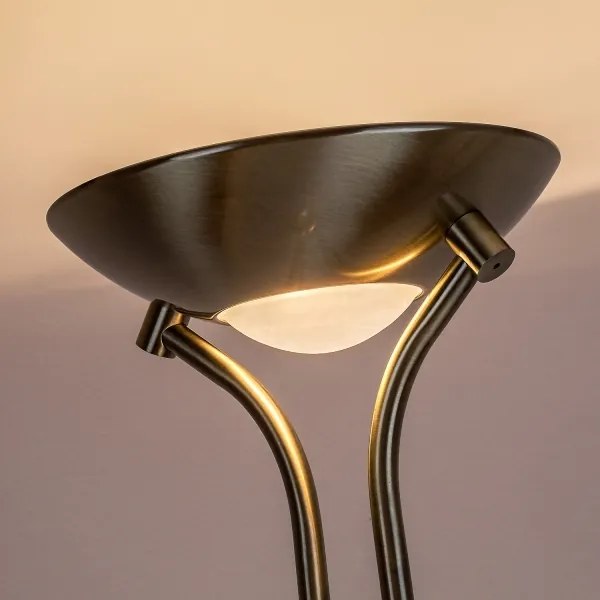 Brilagi - Lampada da terra dimmerabile SCARLETT 1xR7s/230W/230V + 1xG9/40W, finitura bronzata