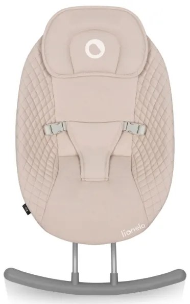 Lionelo - Altalena per bambini RIO con melodia 4xC Beige Latte + telecomando