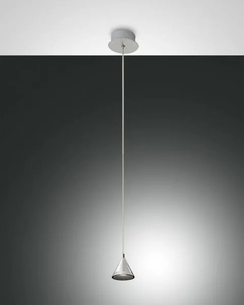 Delta sospensione 1 luce alluminio 3443-41-212