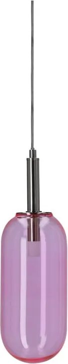 Lampadario LED viola con paralume in vetro ø 13 cm Fiuggi – Candellux Lighting