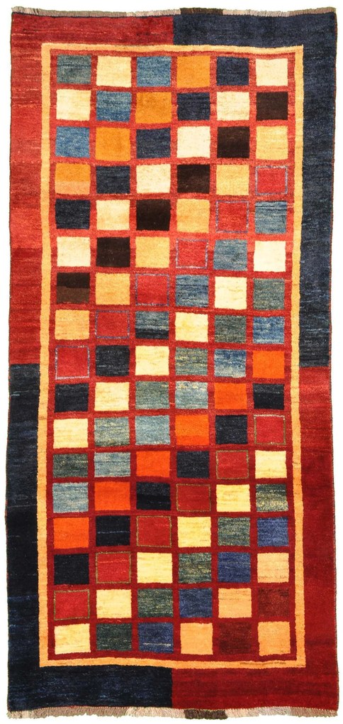 Gabbeh Tappeto persiano 100x210 (Iran) Annodato A Mano