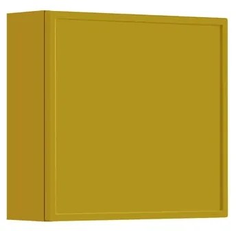 Pensile bagno Pixel laccato opaco giallo sole, 1 anta apertura da sinistra P 17 x L 40 x H 40 cm
