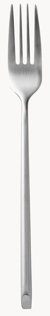 Forchetta da tavola spazzolata opaca Sletten, fatta a mano