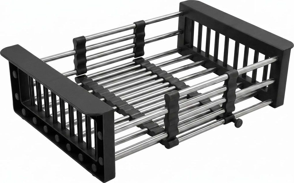 Scolapiatti telescopico per lavello REA P14487 Black