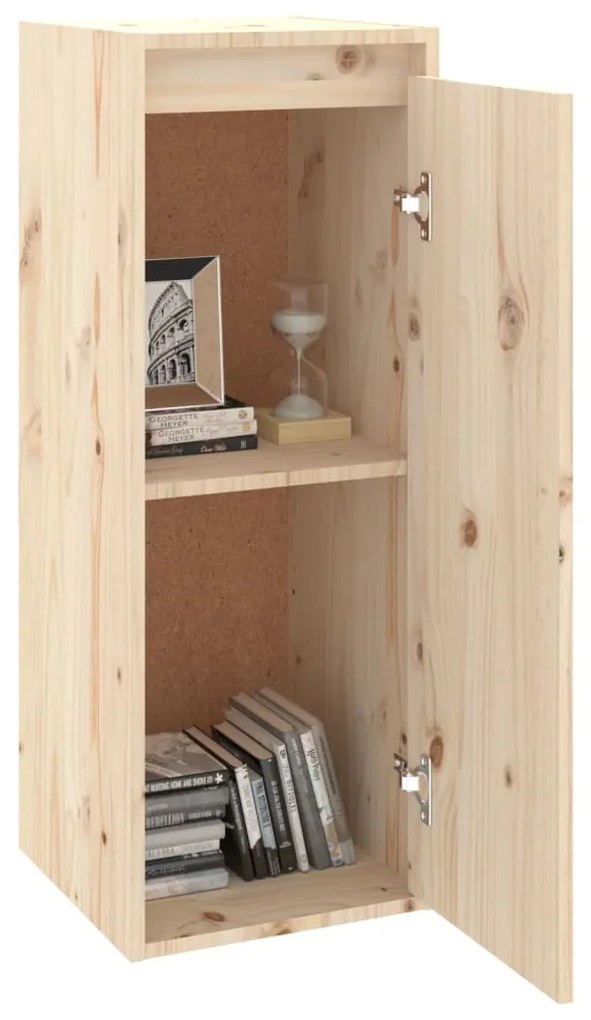 Pensili 2 pz 30x30x80 cm in legno massello di pino