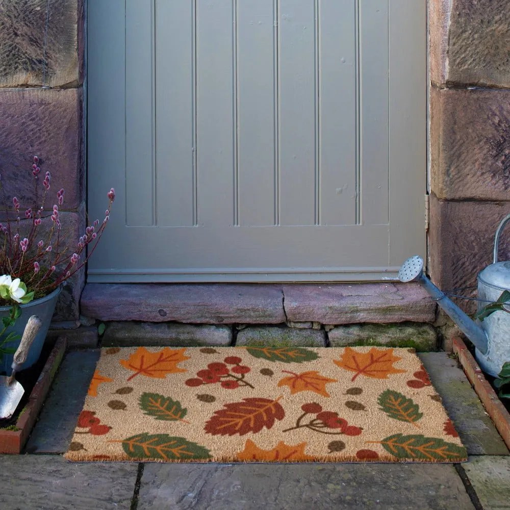 Zerbino in fibre di cocco 40x60 cm Autumn Leaves – Artsy Doormats