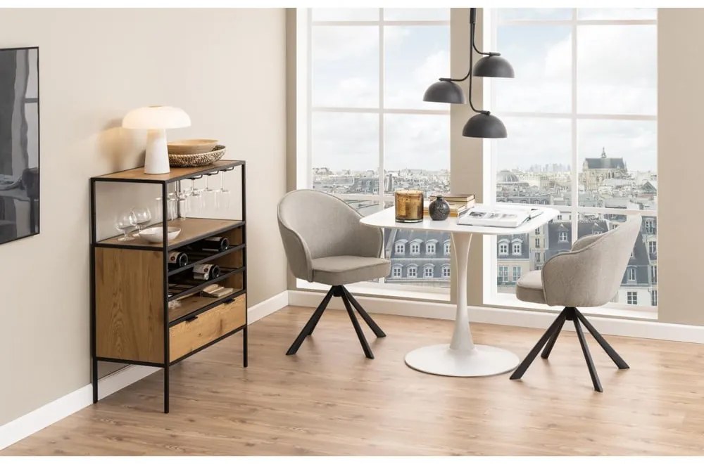 Tavolo da pranzo con piano in ceramica 90x90 cm Malta - Actona