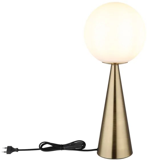 Globo 21031M - Lampada da tavolo PINPAL 1xE27/40W/230V ottone
