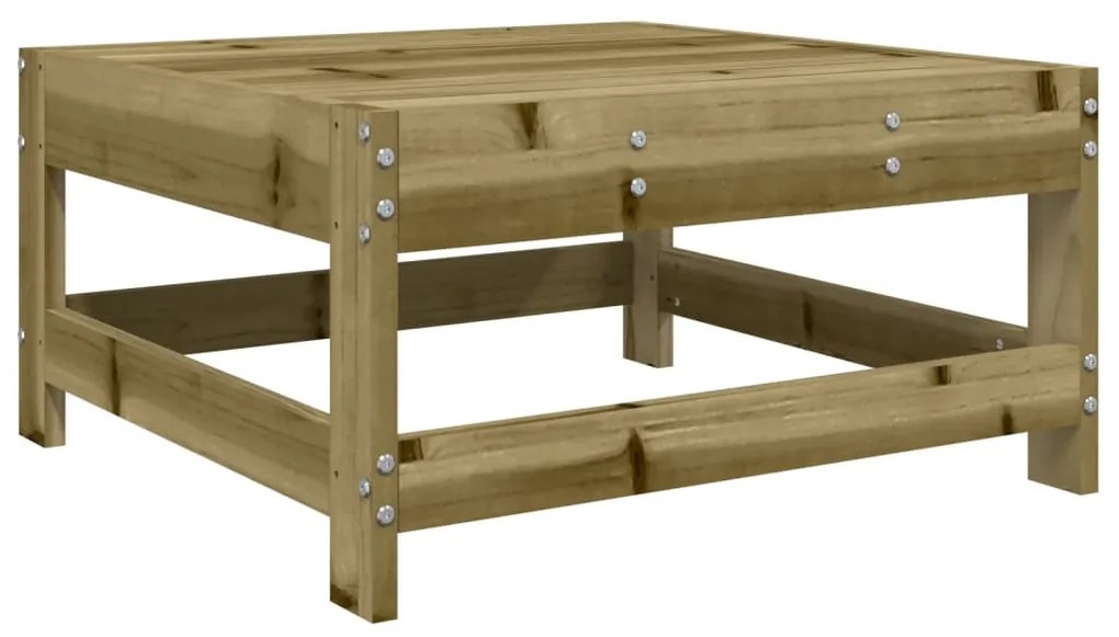 Set divani da giardino 10 pz in legno impregnato di pino