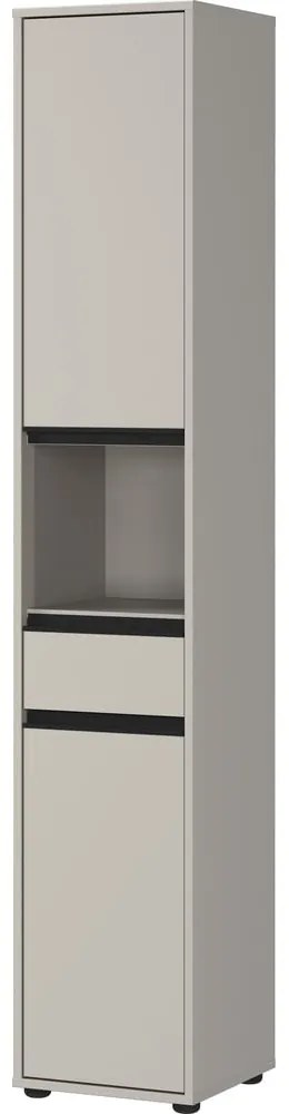 Mobile bagno grigio alto e stretto 33x181 cm Lemont - Germania