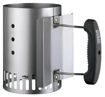 Weber Ciminiera Per Barbecue A Carbone 7447 Bbq Accensione Carbonella Bricchetti