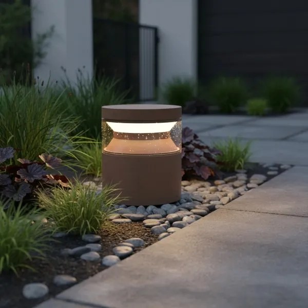 Ideal Lux - Lampada LED da esterno BOEING LED/14W/230V 15 cm IP65 marrone