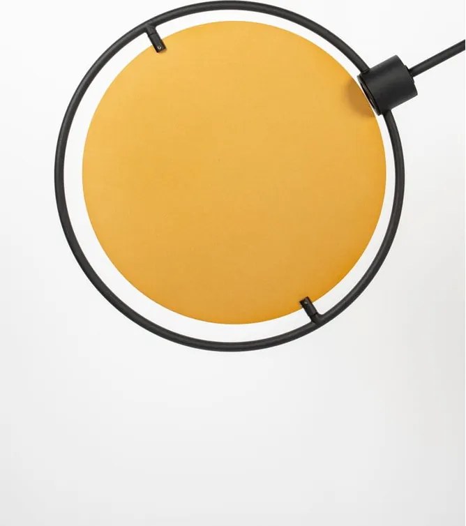 Lampadario dimmerabile a LED in giallo ocra e nero Sirius - Zuiver