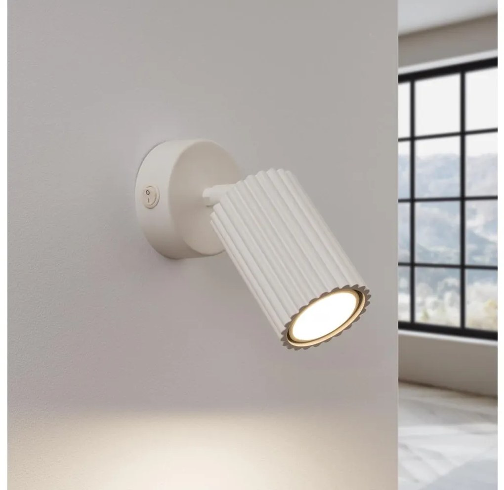 Brilagi - Faretto da parete CRESTO 1xGU10/10W/230V color crema