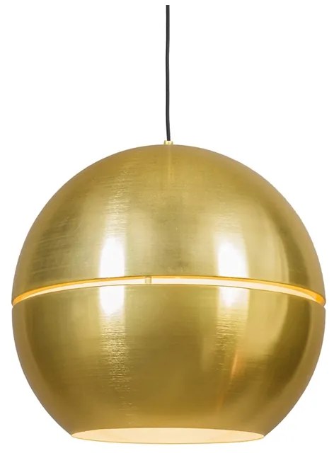 Lampada a sospensione art deco oro 50 cm - Slice