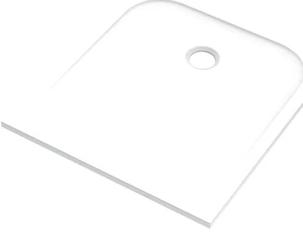 Piatto doccia SENSEA in composito minerale di resina gelificata Easy V2 bianco L 80 x L 90 x H 2.5 cm opaco