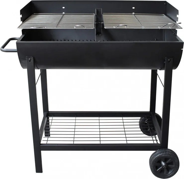 Barbecue a Carbonella 100x47x94 h cm in Acciaio Nero...