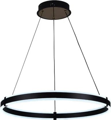 Brilagi-LED Lampada a sospensione dimmerabile su cavo CIRCLE LED/85W/230V 3000-6500K nero + telecomando