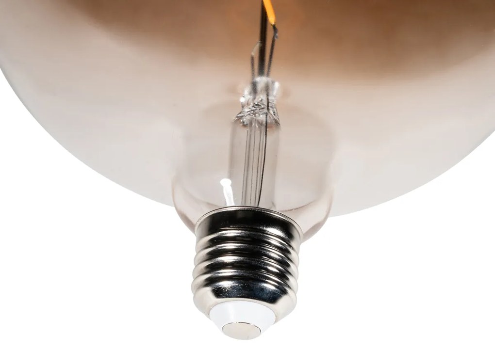 Set di 5 lampadine LED E27 dimmerabili G170 marroni 4,9W 130 lm 1800K