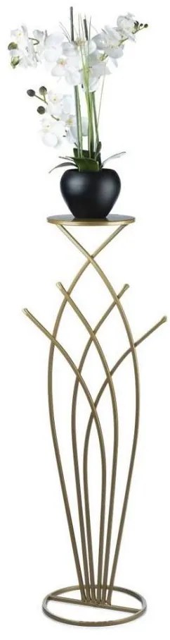 Portafiori SWAN 100x22,5 cm oro