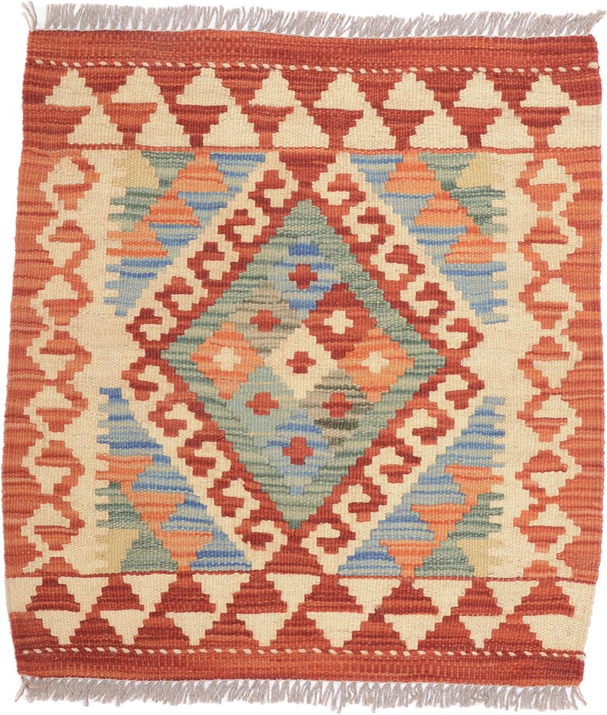 Kilim Tappeto 50 x 50 (Pakistan) Tessuto A Mano