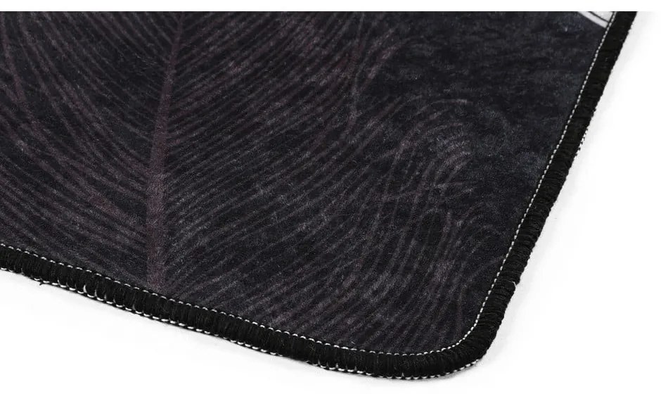 Set di tappetini per il bagno color antracite 2 pz 60x100 cm Alisan – Foutastic