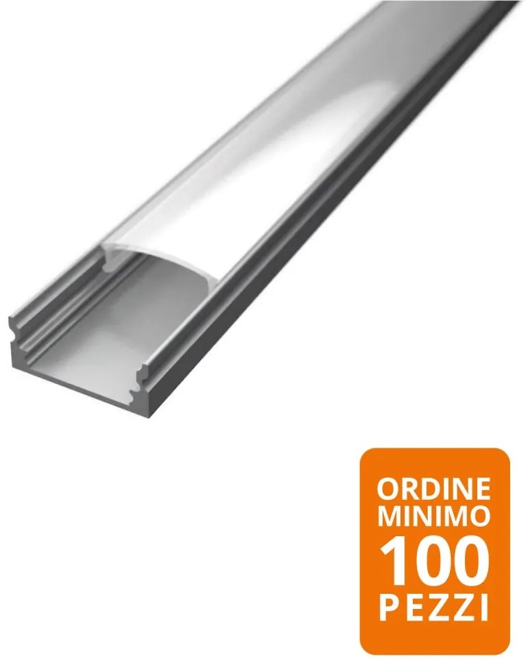 Profilo Slim 2m OFFERTA PACK - Ordine minimo 100 pz Selezionare la lunghezza 2 Metri