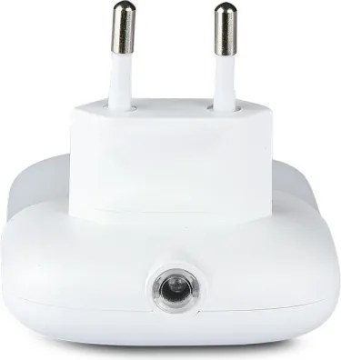 Luce notturna LED con sensore crepuscolare, 2xUSB, 0,45W, 230V, 4000K