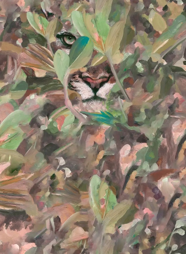 Coordonne Carta da parati Hidden Puma - Autumn