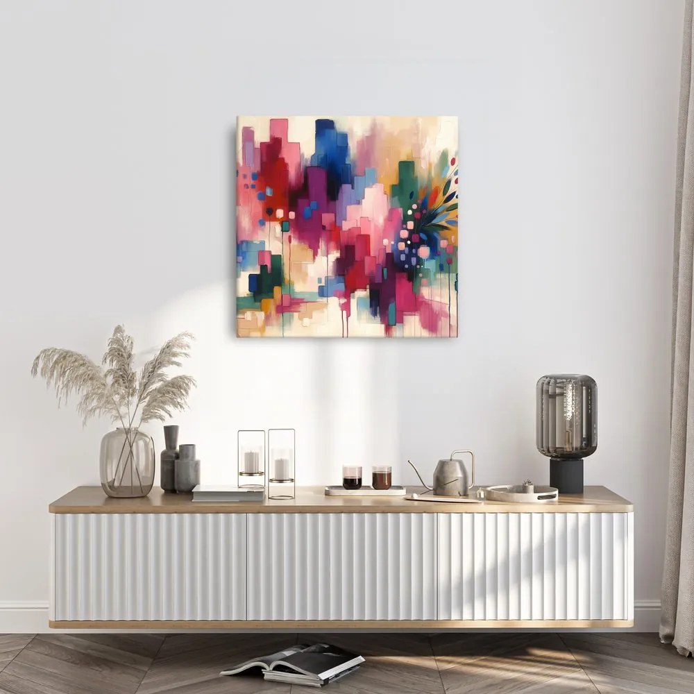 Quadro su tela – Fiori in astrazione moderna