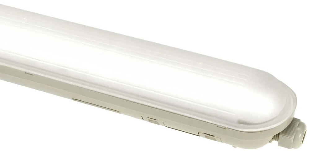 Plafoniera LED 120cm 38W 5.900lm (155lm/W) Certificato PZH Colore Bianco Naturale 4.000K