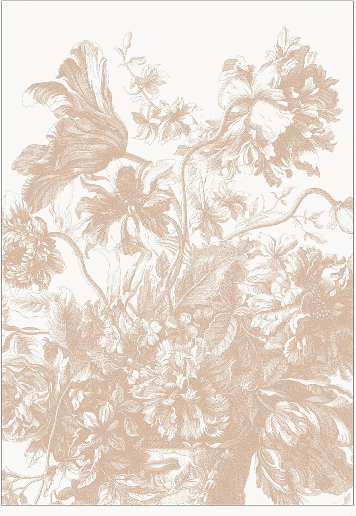 Carta da parati Engraved Flowes