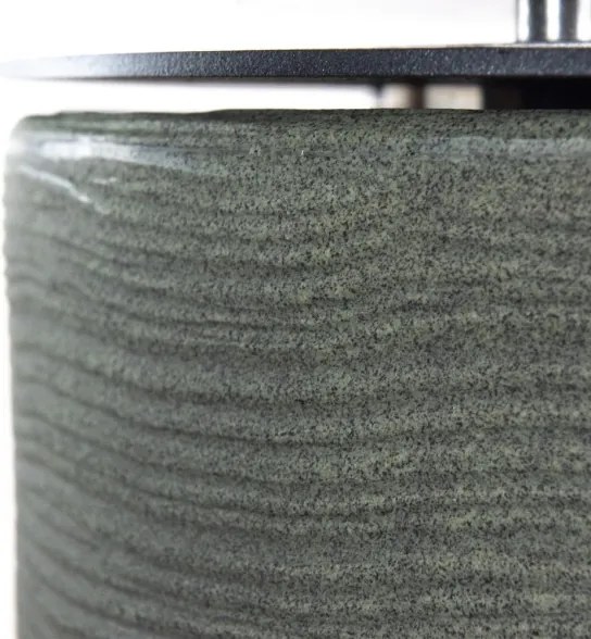 Camino a bioetanolo braciere da giardino da terra per interno esterno RAFFAELLO Verde Salvia d.35 x h55