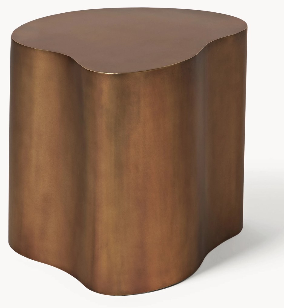 Tavolino in metallo dalla forma organica Dale