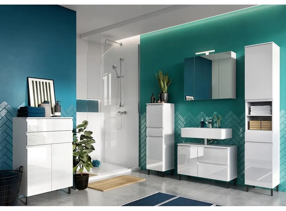 Mobile bagno alto bianco 34x190 cm Salinas - Germania