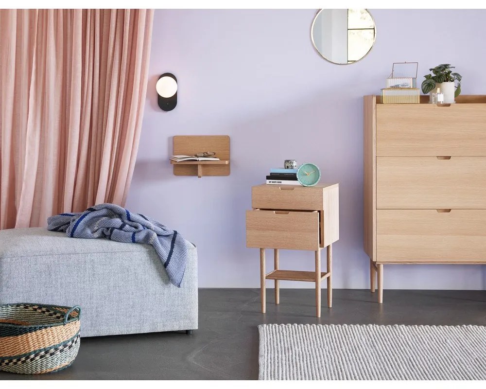 Mensola in rovere naturale 35 cm Less - Hübsch