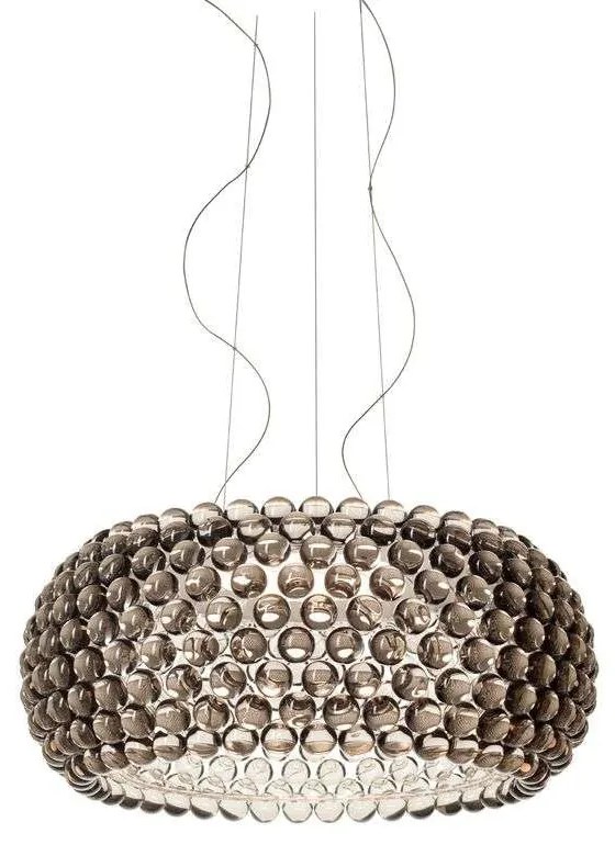 Foscarini - Caboche Plus LED Grande Lampada a Sospensione Dimmerabile 3,2m Grigio Foscarin