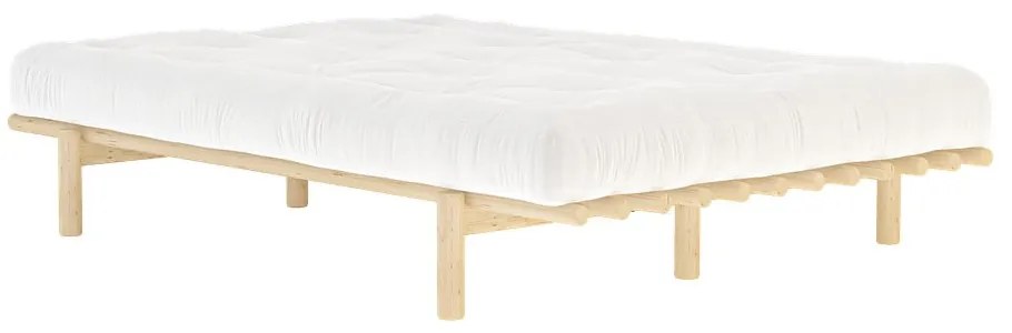 Letto matrimoniale in legno di pino con griglia 140x200 cm Pace - Karup Design