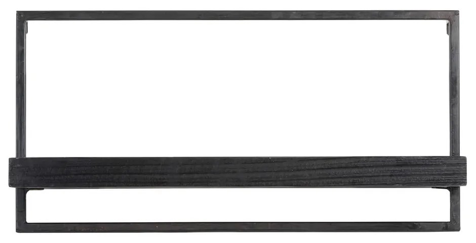 Scaffale in legno di abete nero opaco Maddison - Light &amp; Living