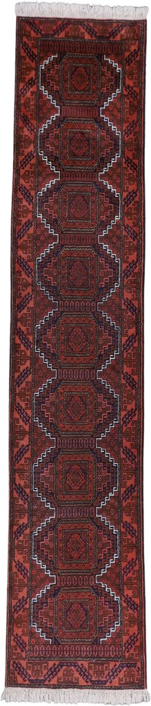 Beluch Tappeto persiano 380 x 80 (Iran) Annodato A Mano