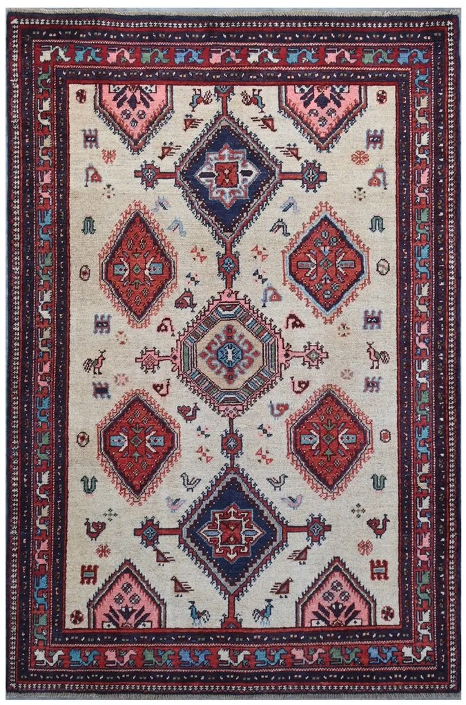Kazak Tappeto orientale 120 x 180 (Pakistan) Annodato A Mano