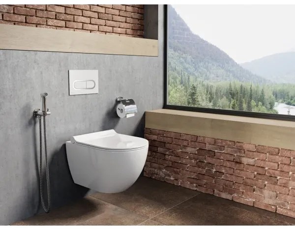 Ravak X070166 - Doccetta bidet a mano per installazione ad incasso, cromo lucido