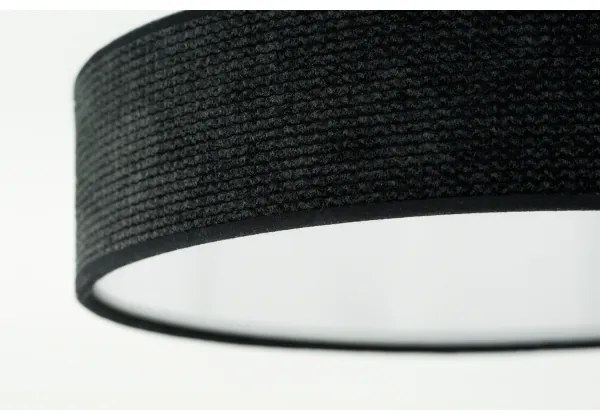 Duolla - Lampada LED da soffitto CORTINA LED/26W/230V Ø30 cm 4000K nero