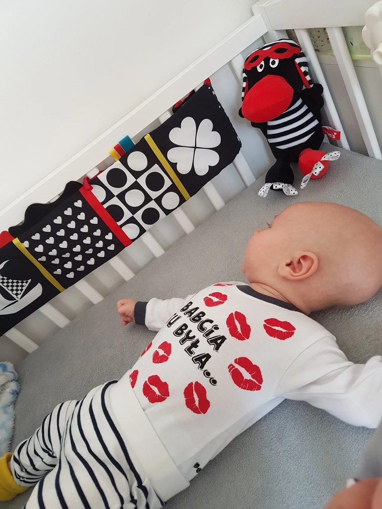 Mom's Care - paracolpi appendibile per lettini - Colori contrastanti